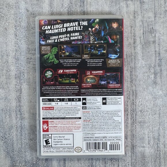 Luigi’s Mansion 3 - Nintendo switch - Case ONLY / No GAME - Picture 2 of 3